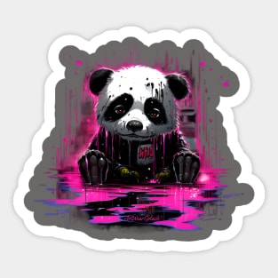 Sad Panda Sticker